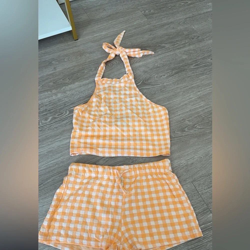 Orange gingham bundle - Picture 1 of 2